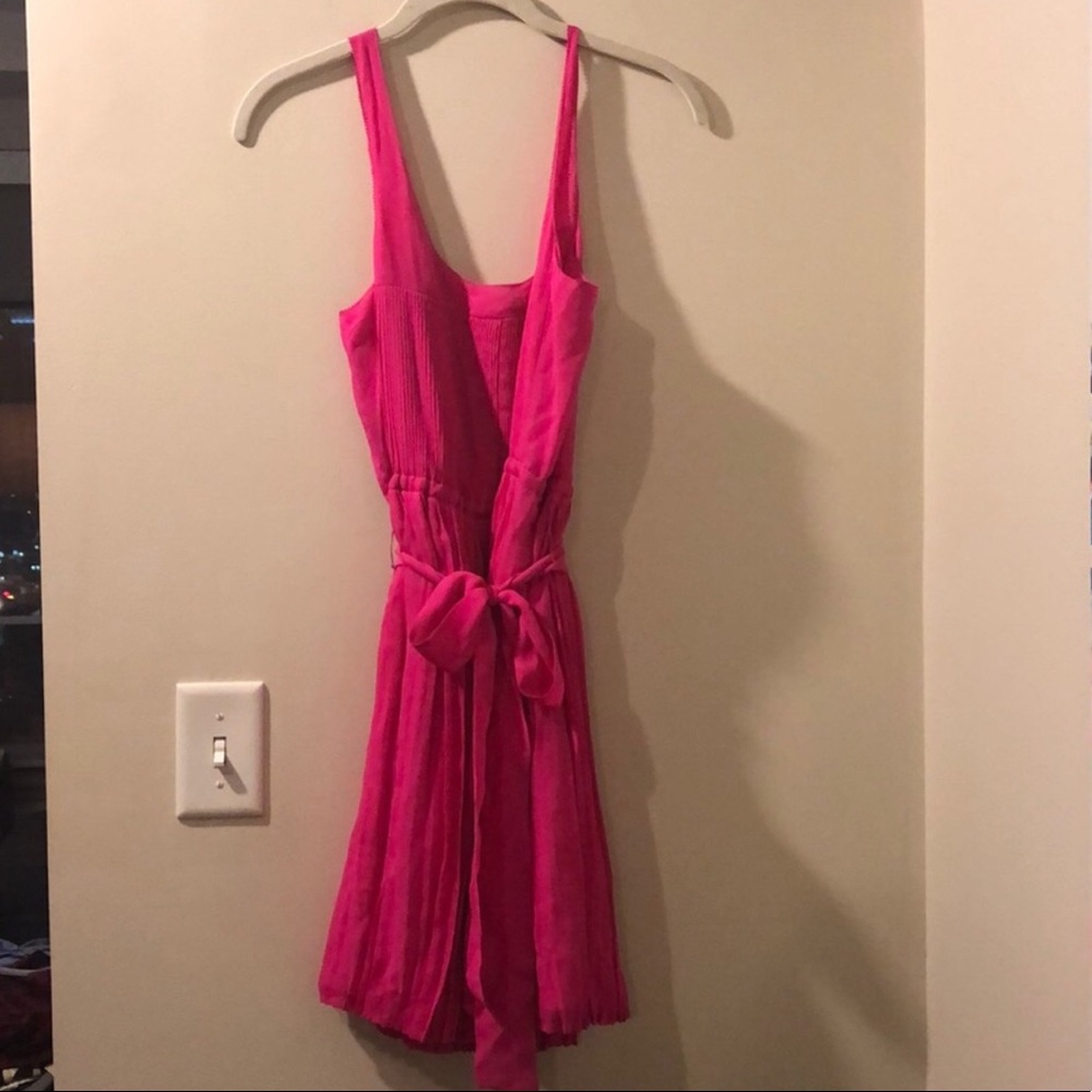 NWT Hot Pink Madewell silk dress